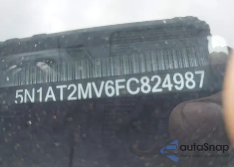 2015 Nissan Rogue Sl z USA, uszkodzony, nr VIN 5N1AT2MV6FC824987